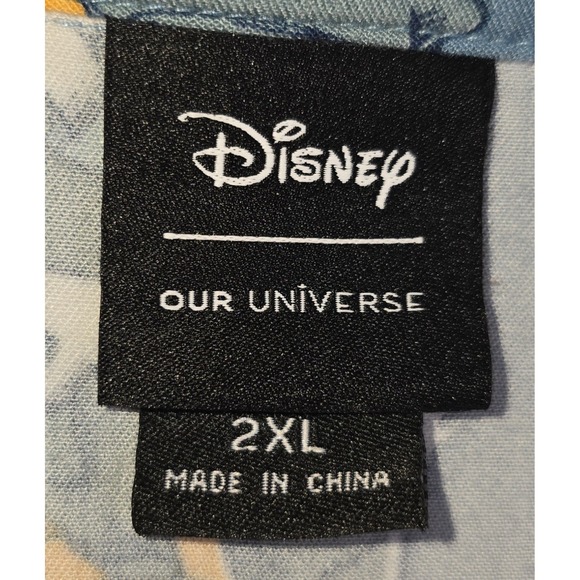 DISNEY Mickey Mouse And Friends 2XL Pajama Top Surfboard Summer -1888 - Picture 4 of 8